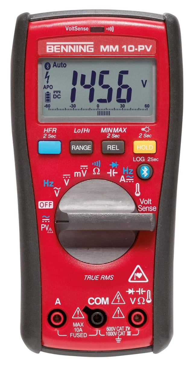 BENNING MM 10-PV - Multimeter MM 10-PV, digital, 6000 Counts, TRMS, Bluetooth®
