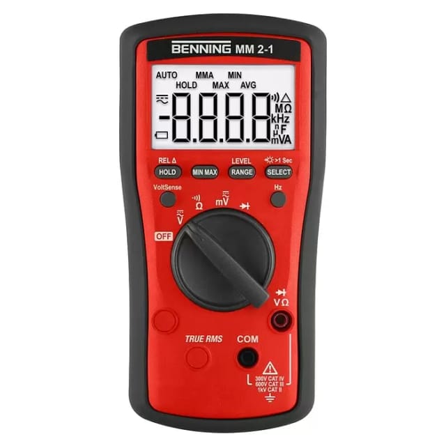 BENNING MM 2-1 - Multimeter MM 2-1, digital, 6000 Counts, TRMS