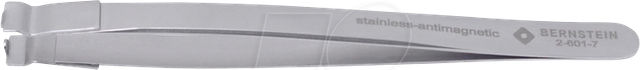 BERN 2 601 7 - IC-Pinzette, gerade, 125 mm, Edelstahl