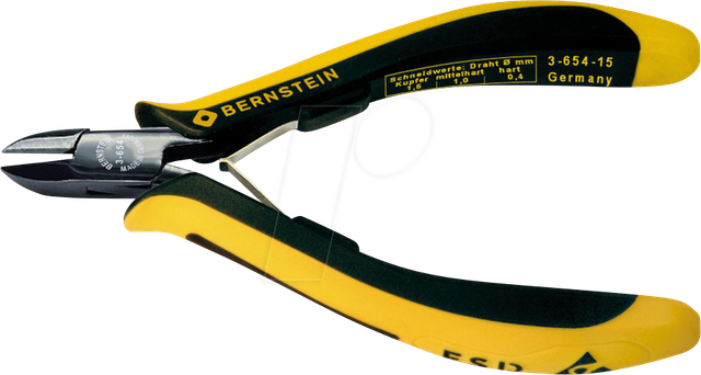BERN 3-654-15 - ESD Seitenschneider, ableitfähig, 125 mm, mit Wate