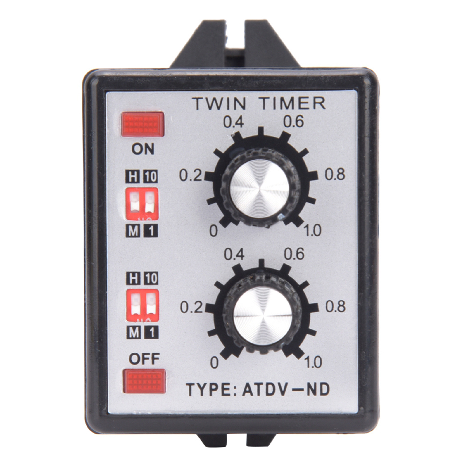 Zeitverzögerungsrelais Mit Druckknopfsteuerung, Mehrstufiges Ein-/ausschaltrelais, Doppeltimer Atdv Nd Ac110v 220v