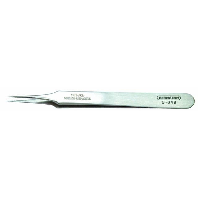 BERN 5 049 - SMD-Pinzette, gerade, sehr spitz, 110 mm