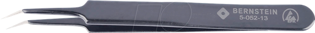 BERN 5 052 13 - SMD-Pinzette, 30° gewinkelt, sehr fein, 110 mm, ESD