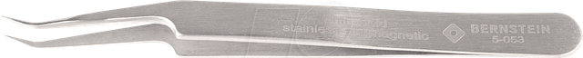 BERN 5 053 - SMD-Pinzette, 30° gewinkelt, sehr spitz, 110 mm