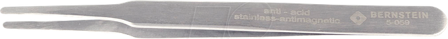 BERN 5 059 - SMD-Pinzette, gerade, rund, 120 mm