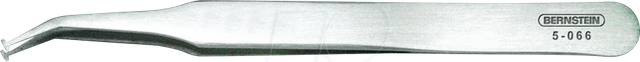 BERN 5 066 - SMD-Pinzette, 30° gebogen, breit, 120 mm