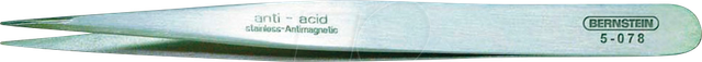 BERN 5 078 - Universal-Pinzette, gerade, spitz zulaufend, 130 mm