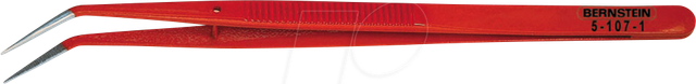 BERN 5 107 1 - Pinzette, gebogen, mit Führungsstift, lackiert, 150 mm