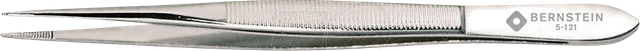 BERN 5 121 - Pinzette, gerade, gezahnt, anatomisch, 120 mm