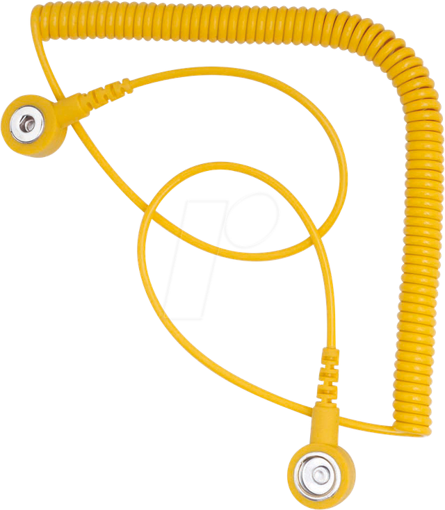BERN 9 341 2 - ESD Ableitkabel, integrierter Schutzwiderstand, Spiralkabel