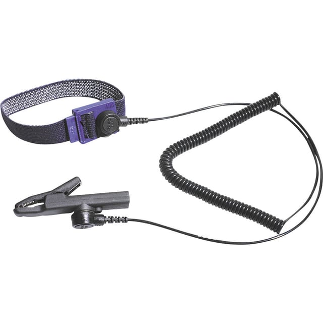BERN 9 342 - ESD Erdungs-Set, Armband, Kabel, Klemme, 3-teilig