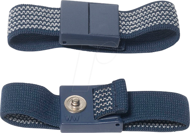 BERN 9 342 1 - ESD Armband, Kunststoff, Erdungsarmband, verstellbar, elastisch