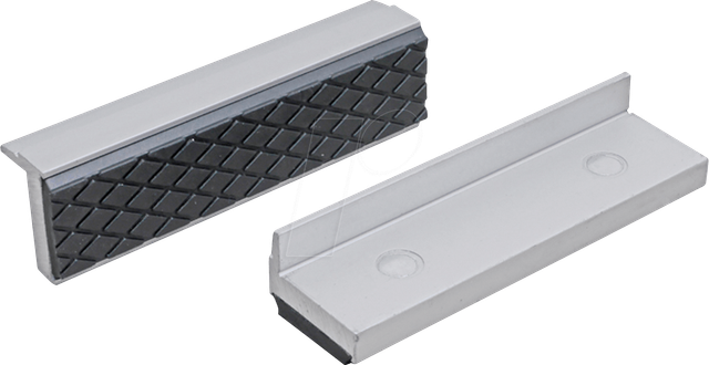 BERN 9 900 S8100 - Schonbacken für Schraubstöcke, Alu/Gummi, 100 mm, 1 Paar