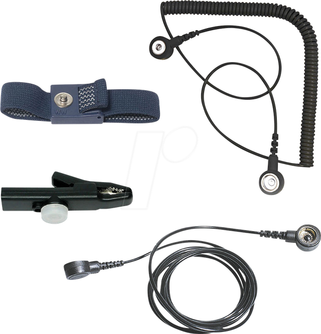 BERN 9-350 - ESD Kontaktarmband Set, 4-teilig