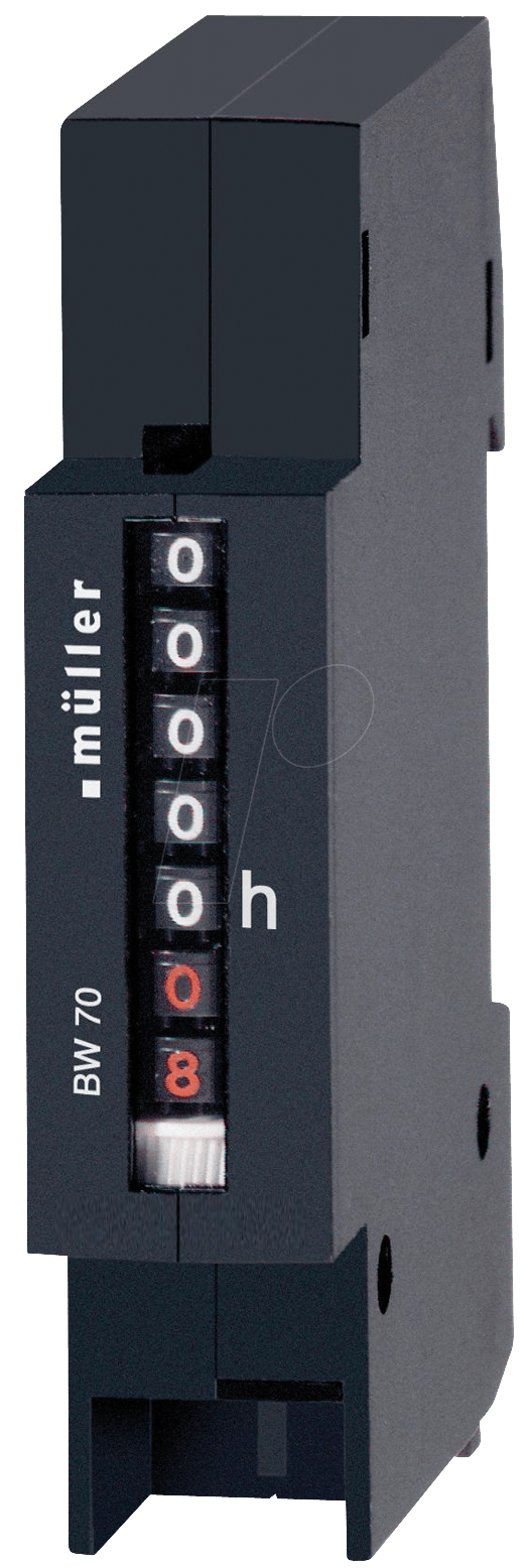BG 70-18 - Betriebsstundenzähler für Verteiler-Einbau