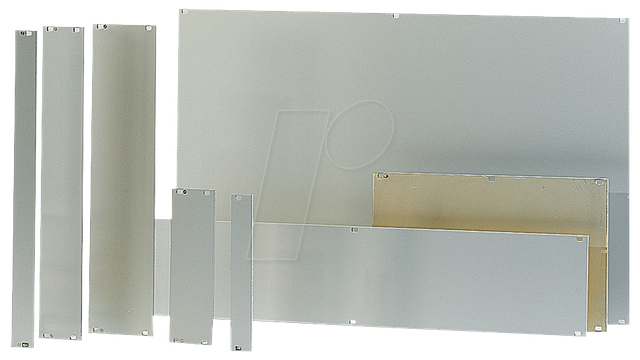 BGT TFP 308 - Alu-Teilfrontplatten 128,4 x 40,3 x 2,5mm