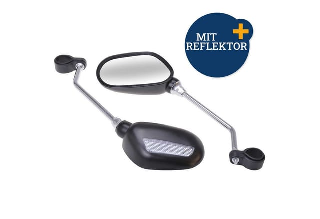 BIKE 41110 - Bike - Spiegel mit Reflektor, 2er-Set