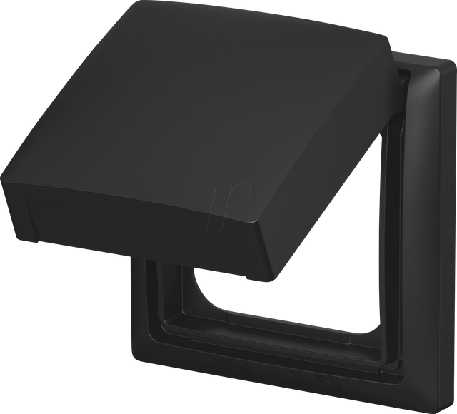 BJ 2518-WD-915 - Abdeckrahmen mit Klappdeckel 1-fach IP44 Busch-balance® SI