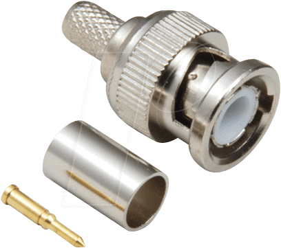 BKL 0401000-D - BNC-Stecker, Crimpausf., RG 58-U