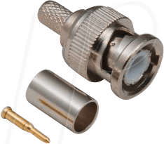 BKL 0401003-D - BNC-Stecker, Crimpausf., RG 174/U