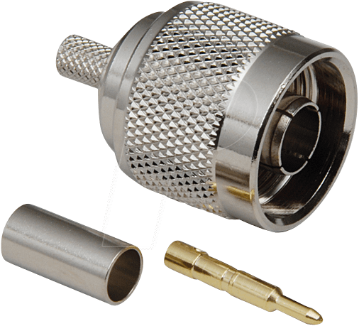 BKL 0404002 - N-Stecker, Crimpausführung, RG 213-U