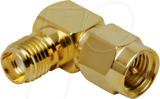 BKL 0409059 - SMA-Stecker auf SMA-Kupplung, gewinkelt