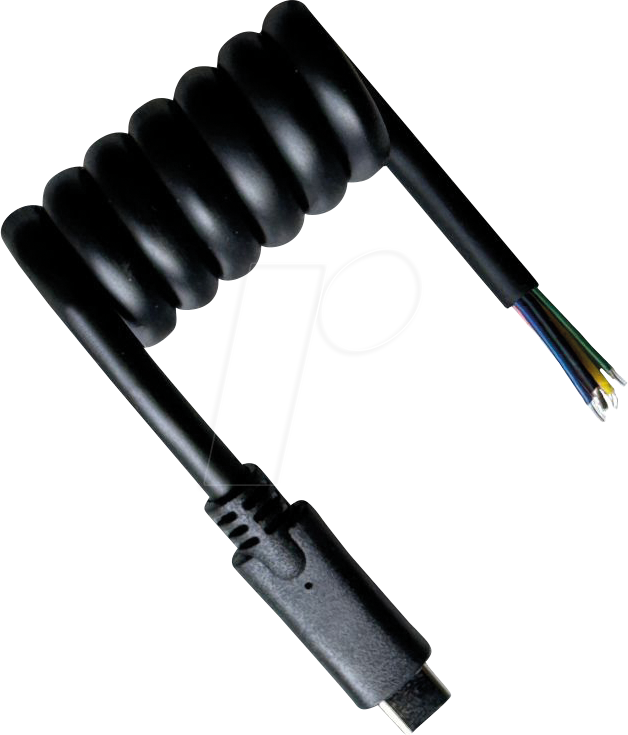 BKL 10080174 - USB C Stecker - freie Enden, 100 W, 0,5 m