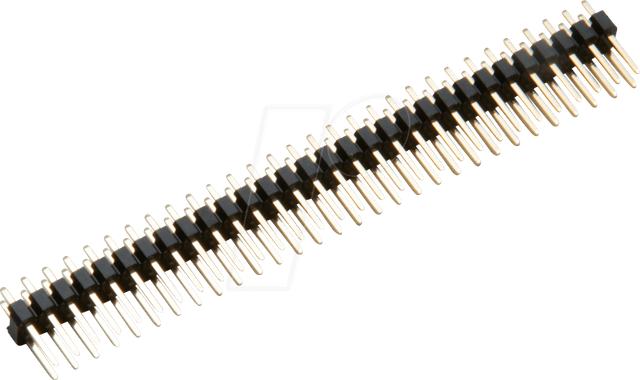 BKL 10120525 - Stiftleiste 2x20-pol., vergoldet, 2,54mm