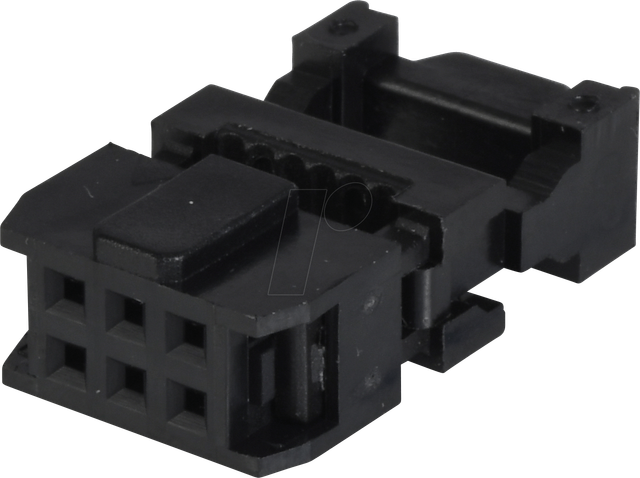 BKL 10120862 - Pfosten-Verbinder 2x3-pol., Kontakte vergoldet