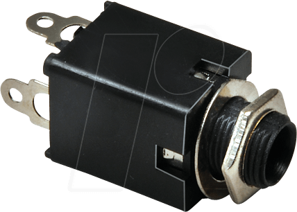 BKL 1109034 - Klinkeneinbaubuchse, 6,3mm, stereo, isol.