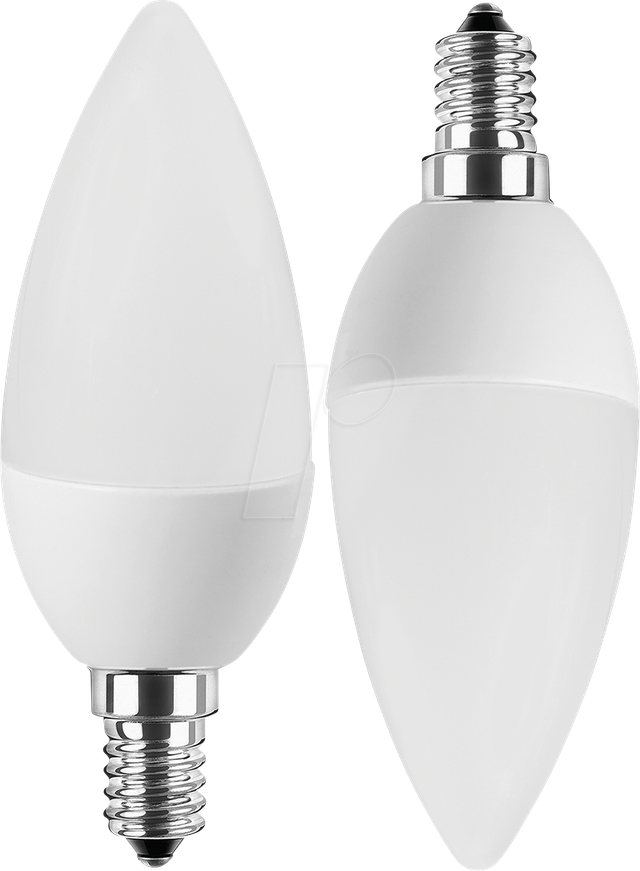BLULAXA 47989 - LED SMD Lampe C35 E14 3W 250 lm WW Doppelpack