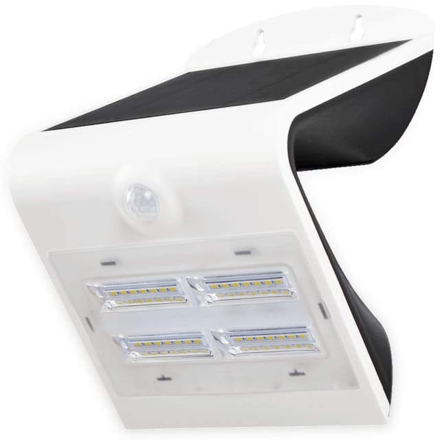 BLULAXA 48548 - LED-Solarleuchte, Strahler, mit Bewegungsmelder, 3,2 W, weiß, IP