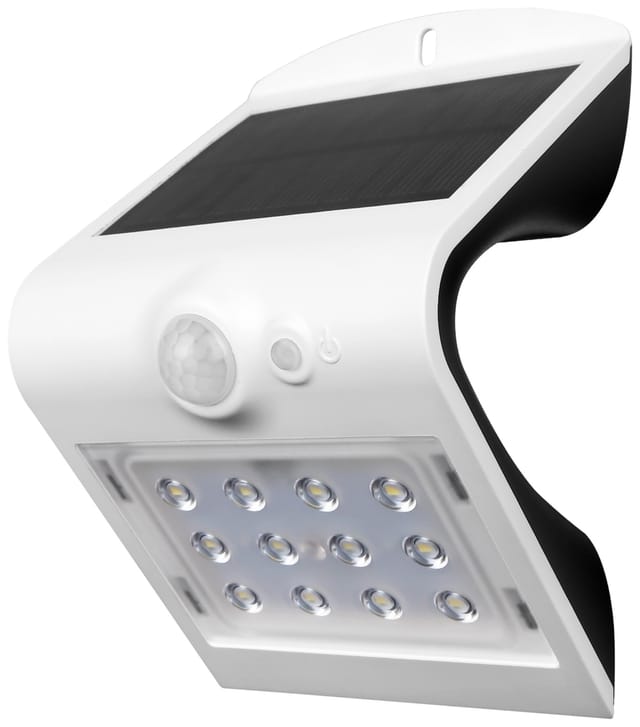 BLULAXA 48552 - LED-Solarleuchte, Strahler, mit Bewegungsmelder, 1,5 W, weiß, IP
