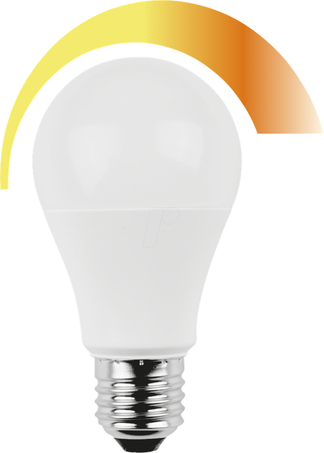 BLULAXA 48635 - LED SMD Lampe A60, E27, 10 W, 810 lm, Dim-to-warm