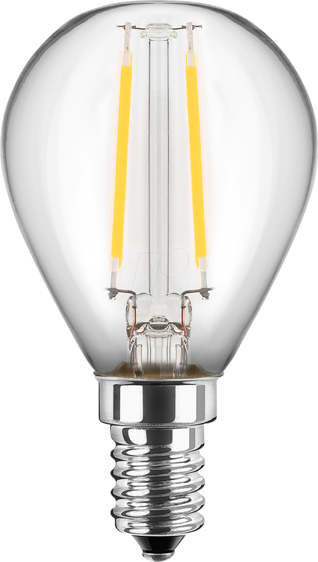 BLULAXA 48654 - LED Filament Lampe G45, E14, 1 W, 80 lm, warmweiß