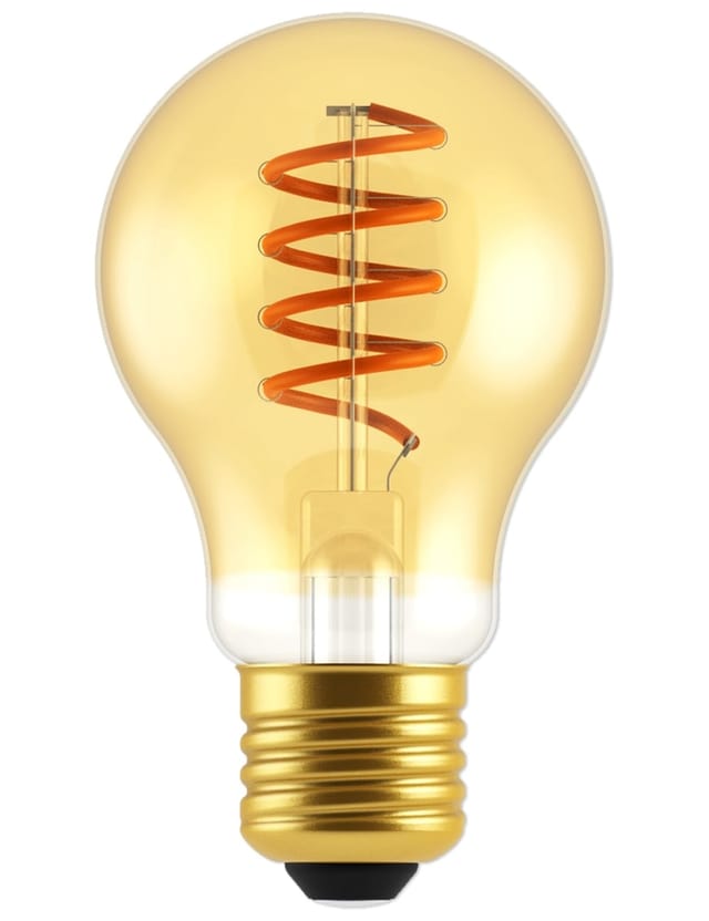 BLULAXA 48940 - LED-Lampe E27, 5 W, 250 lm, 1800 K, Filament