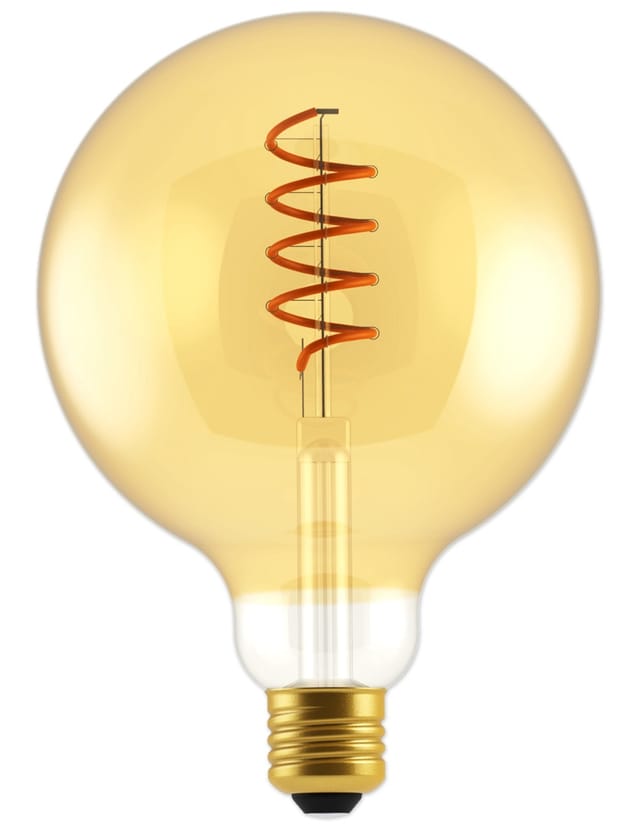BLULAXA 48944 - LED flex Filament Vintage Lampe G125 E27 5W 250 lm WW