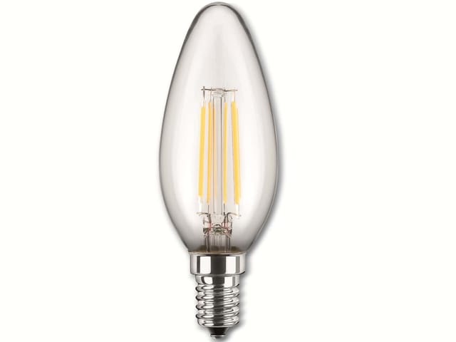 BLULAXA 48969 - LED Filament Lampe C35 E14 6,5W 810 lm WW