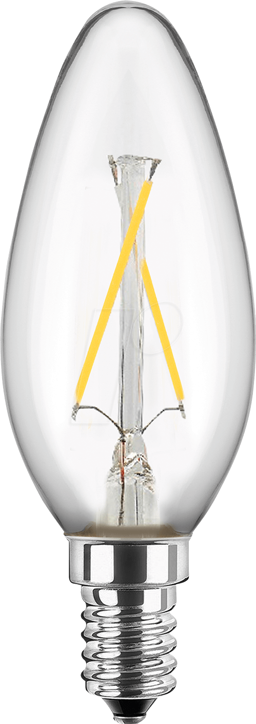 BLULAXA 49070 - LED-Lampe E14, 2,5 W, 250 lm, 2700 K, Filament