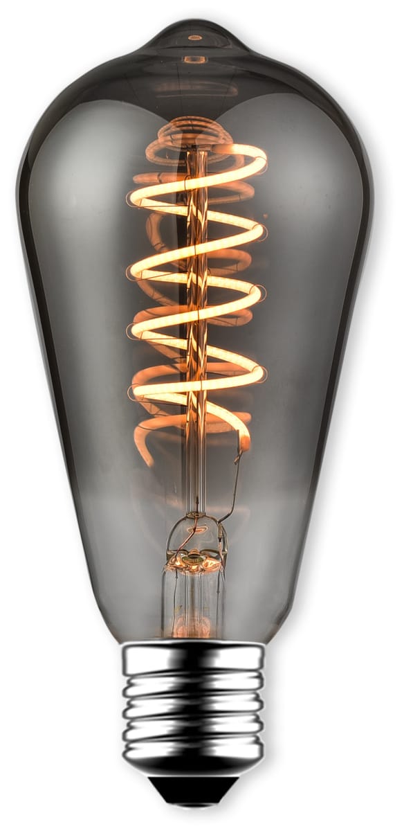 BLULAXA 49074 - LED-Lampe E27, 5 W, 140 lm, 1800 K, Filament