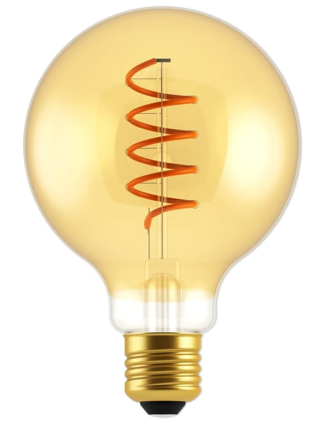 BLULAXA 49075 - LED-Lampe E27, 5 W, 250 lm, 1800 K, Filament