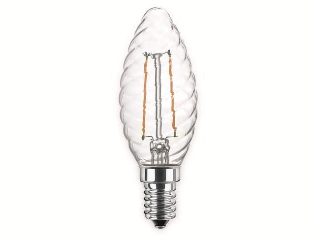 BLULAXA 49087 - LED Filament Lampe CW35 E14 2,5W 250 lm WW gedrehtes Glas