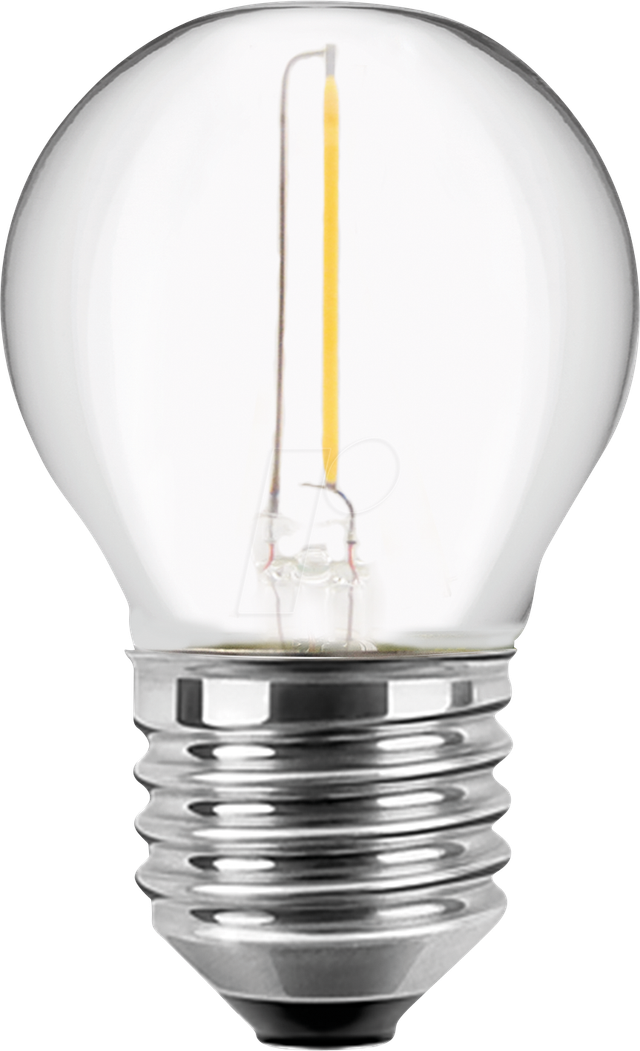 BLULAXA 49169 - LED Filament Lampe G45 E27 1,4W 80 lm WW