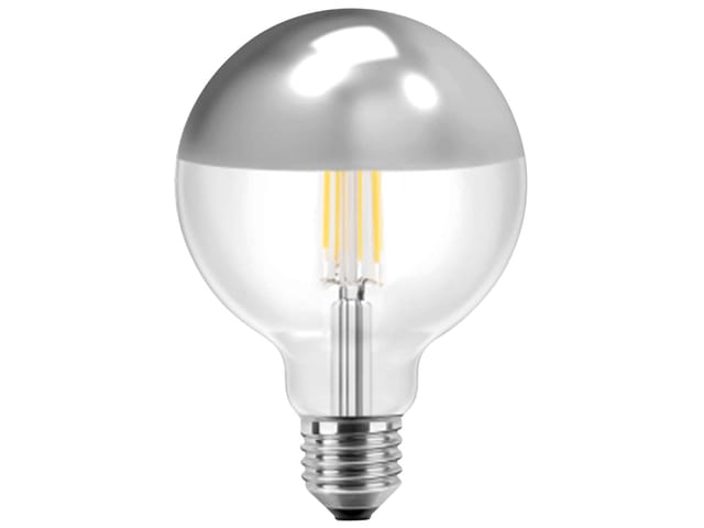 BLULAXA 49183 - LED Filament Vintage Lampe G125 E27 7W 645 lm WW