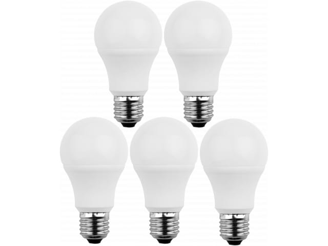 BLULAXA 49231 - 5x LED SMD Lampe A60 E27 5,5W 470 lm WW Aktion