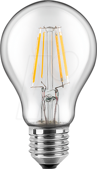 BLULAXA 49251 - LED-Lampe E27, 7 W, 810 lm, 2700 K, Filament