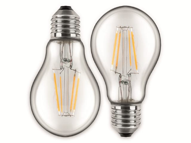 BLULAXA 49290 - LED Filament Lampe A60 E27 4,5W 470 lm WW