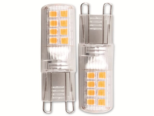 BLULAXA 49309 - LED Stiftsockellampe G9 2,6W 320 lm WW Doppelpack