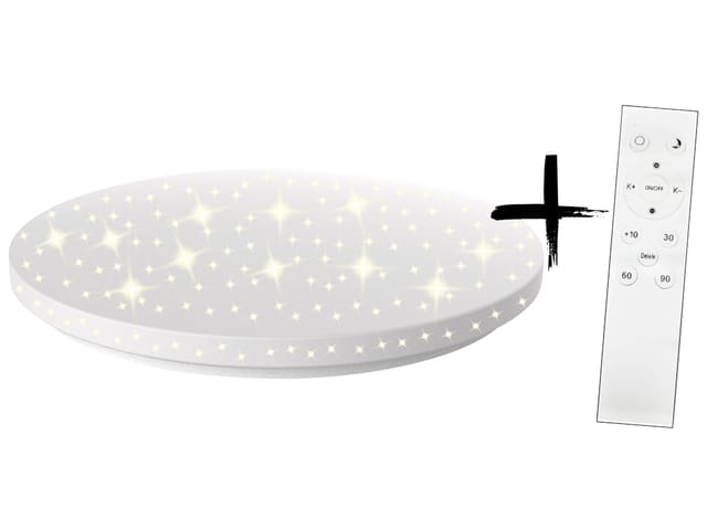 BLULAXA 49528 - Deckenleuchte, Sternernhimmel,18 W, 1820 lm, CCT