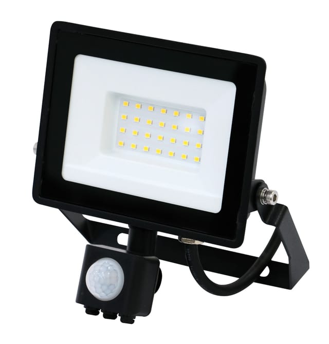 BLULAXA 49541 - LED-Flutlicht, 30 W, 2500 lm, 4000 K, Bewegungssensor